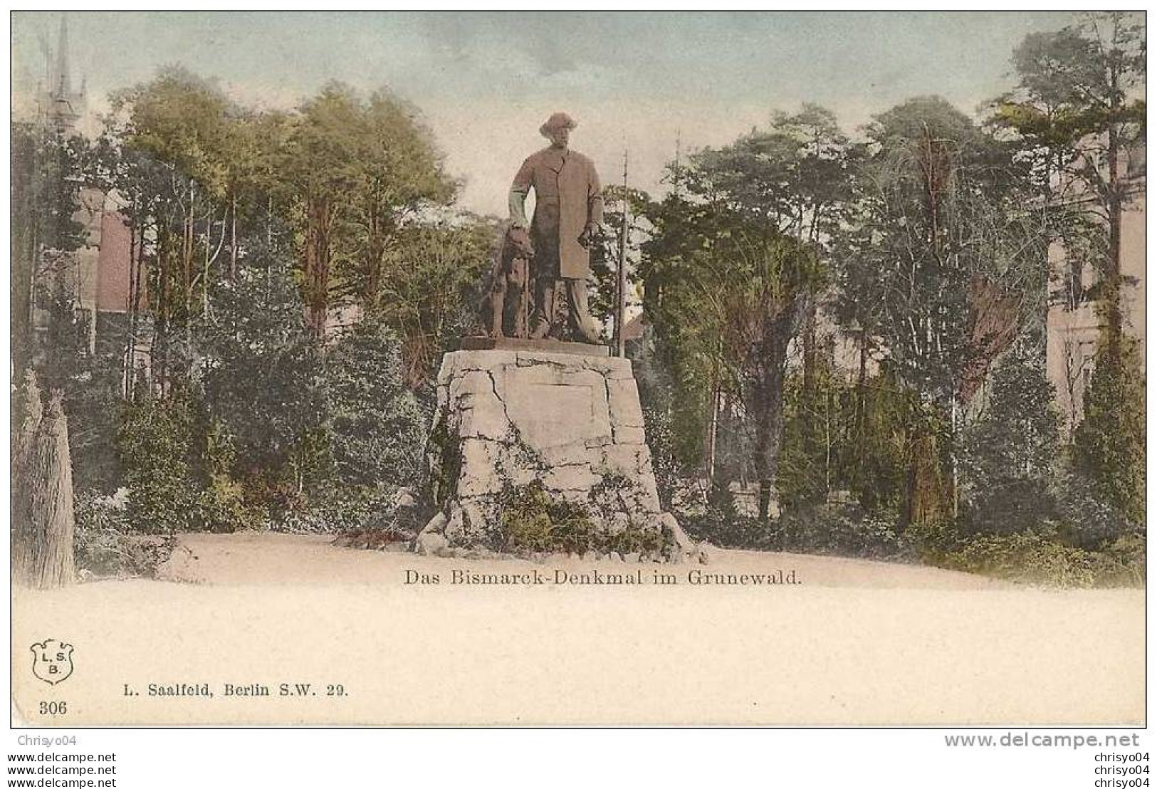 10vo  ALLEMAGNE DAS BISMARCK DENKMAL IM GRUNEWALD DOS NON DIVISE - Grunewald