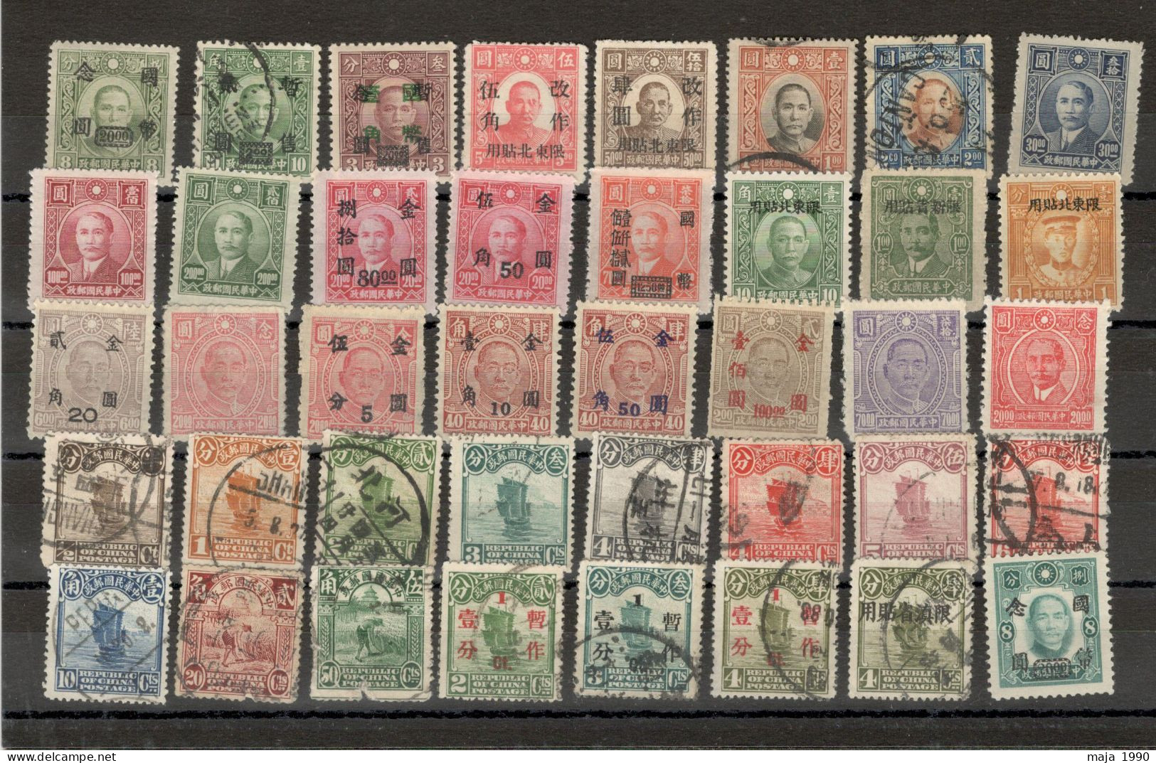 CHINA - LOT OF 80 USED/MH/MNG STAMPS  (9) - Used Stamps