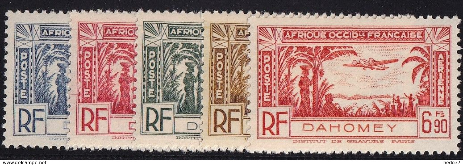 Dahomey Poste Aérienne N°1/5 - Neuf ** Sans Charnière - TB - Nuevos