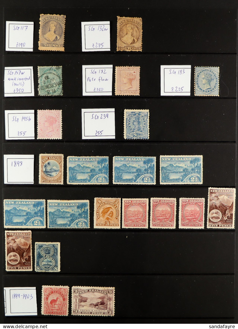 1864-1958 ASSEMBLY WITH BETTER ITEMS On Stock Pages, Mostly Mint, Includes 1864-71 3d & 1871-73 1d Chalons Mint, 1874-78 - Otros & Sin Clasificación