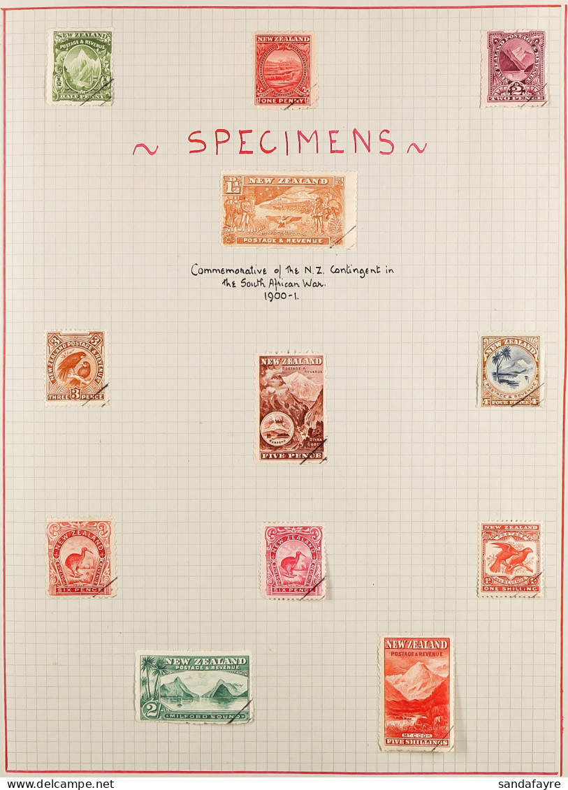 1898 - 1907 PICTORIALS SPECIALISED COLLECTION Of Mint & Used Stamps Includes A Rare Set Of 23 Values & Colours Each With - Other & Unclassified