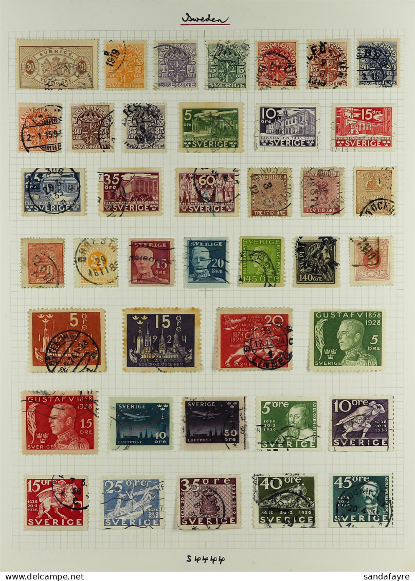 1855 - 1940's COLLECTION Of Mint & Used Stamps On Pages, 1855-58 6sk, 8sk, 1858-72 5o & 50o Unused, To 24o, 30o (2) & 50 - Sonstige & Ohne Zuordnung