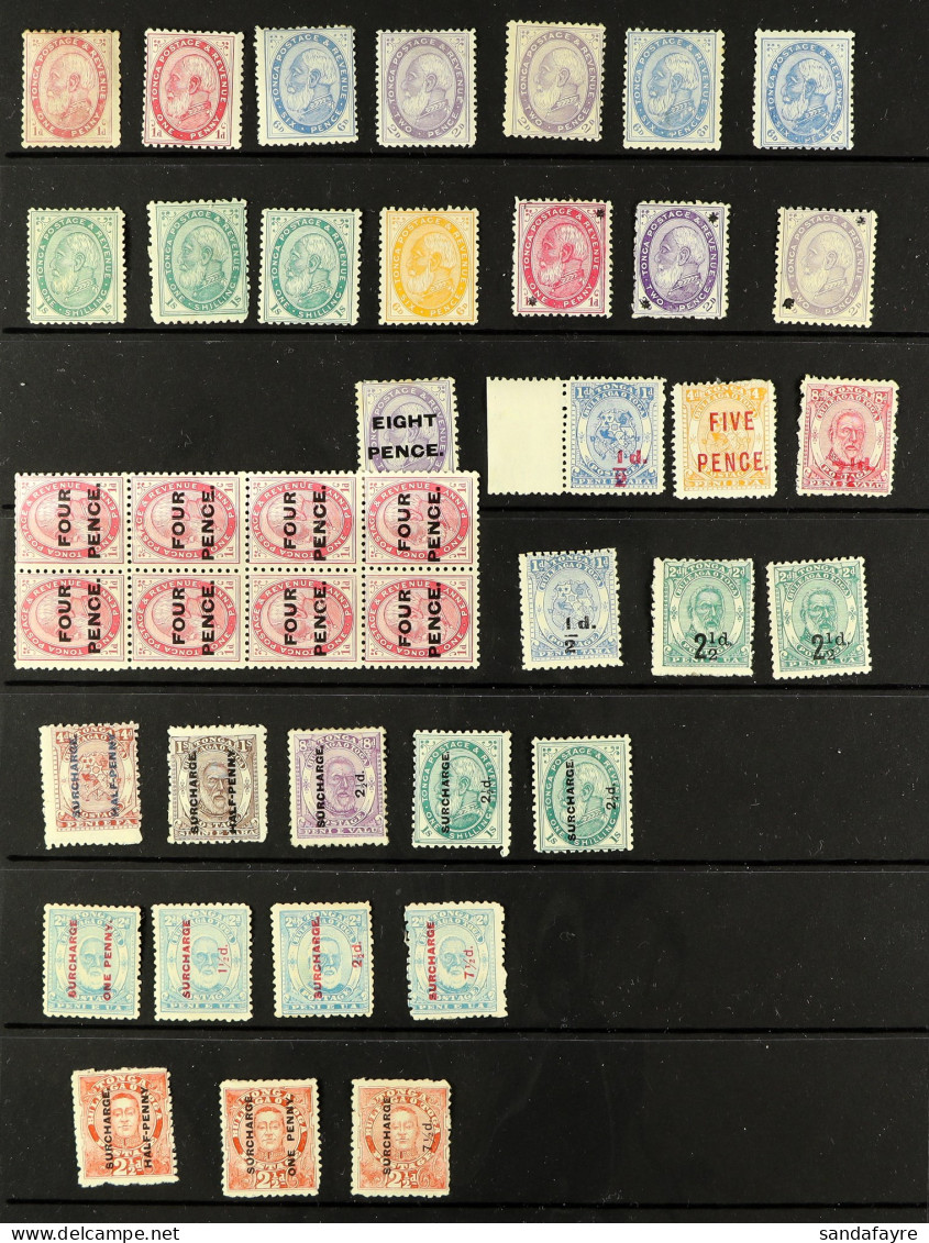 1886 - 1969 MINT COLLECTION On Protective Pages With Stamps Incl Sets & A Few Blocks, Note 1886-88, 1893, 1894 And 1895  - Tonga (...-1970)
