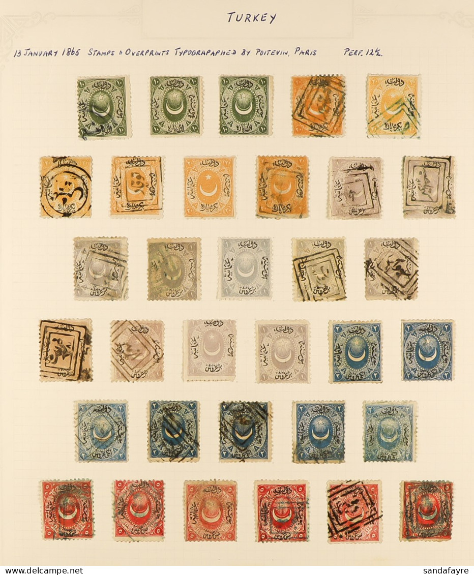 1865 DULOZ ISSUES COLLECTION Of 33 Mint And Used Stamps On Album Page, Stc Â£900+. - Autres & Non Classés