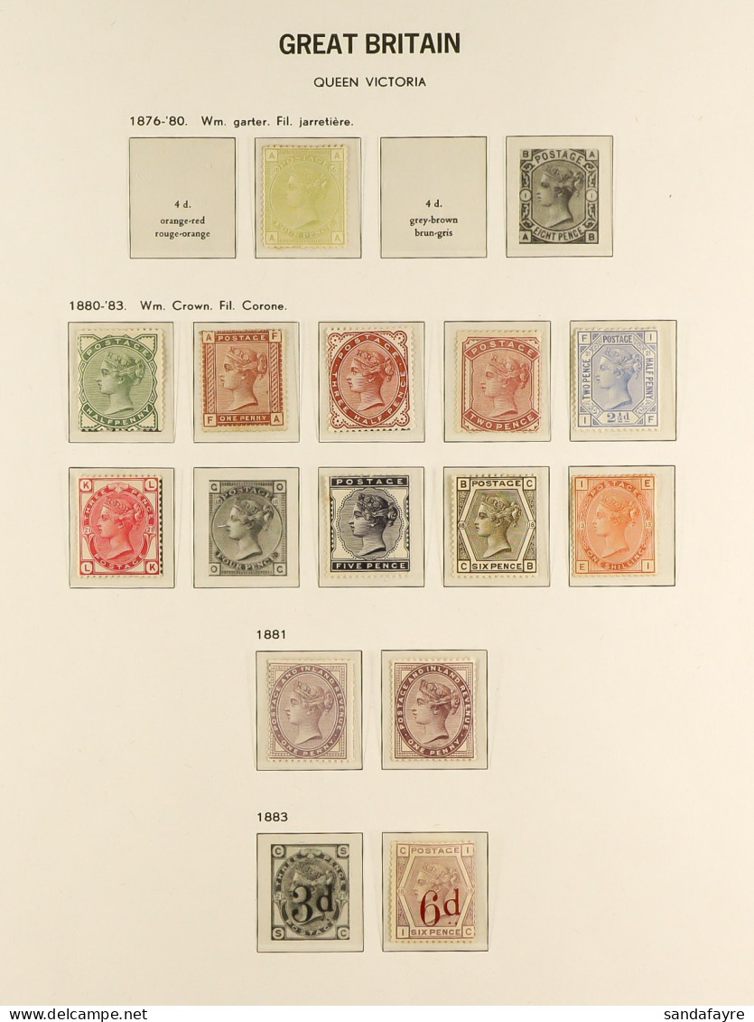 1840 - 1935 COLLECTION, CHIEFLY MINT. An Impressive Collection In 3 Well-filled Davo Hingeless Albums Of Mint / Unused S - Andere & Zonder Classificatie