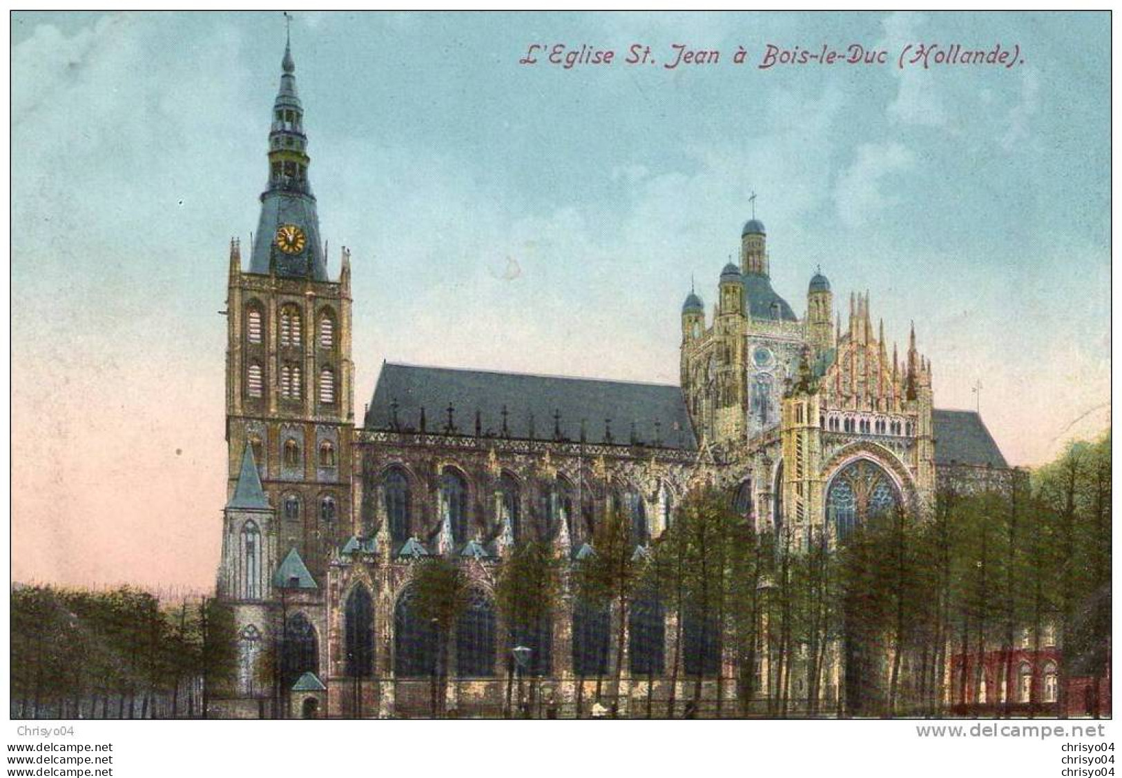 * PAYS BAS L'EGLISE  ST JEAN A BOIS LE DUC PUBLICITE BLOOKER'S DAALDERS CACAO - 's-Hertogenbosch