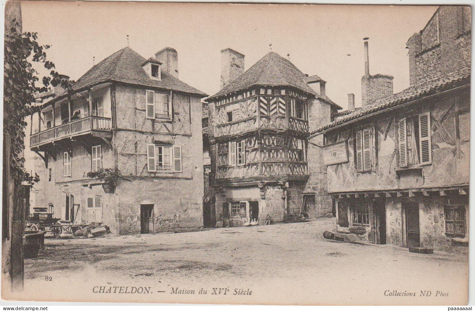 CHATELDON  MAISON DU 16è SIECLE - Chateldon