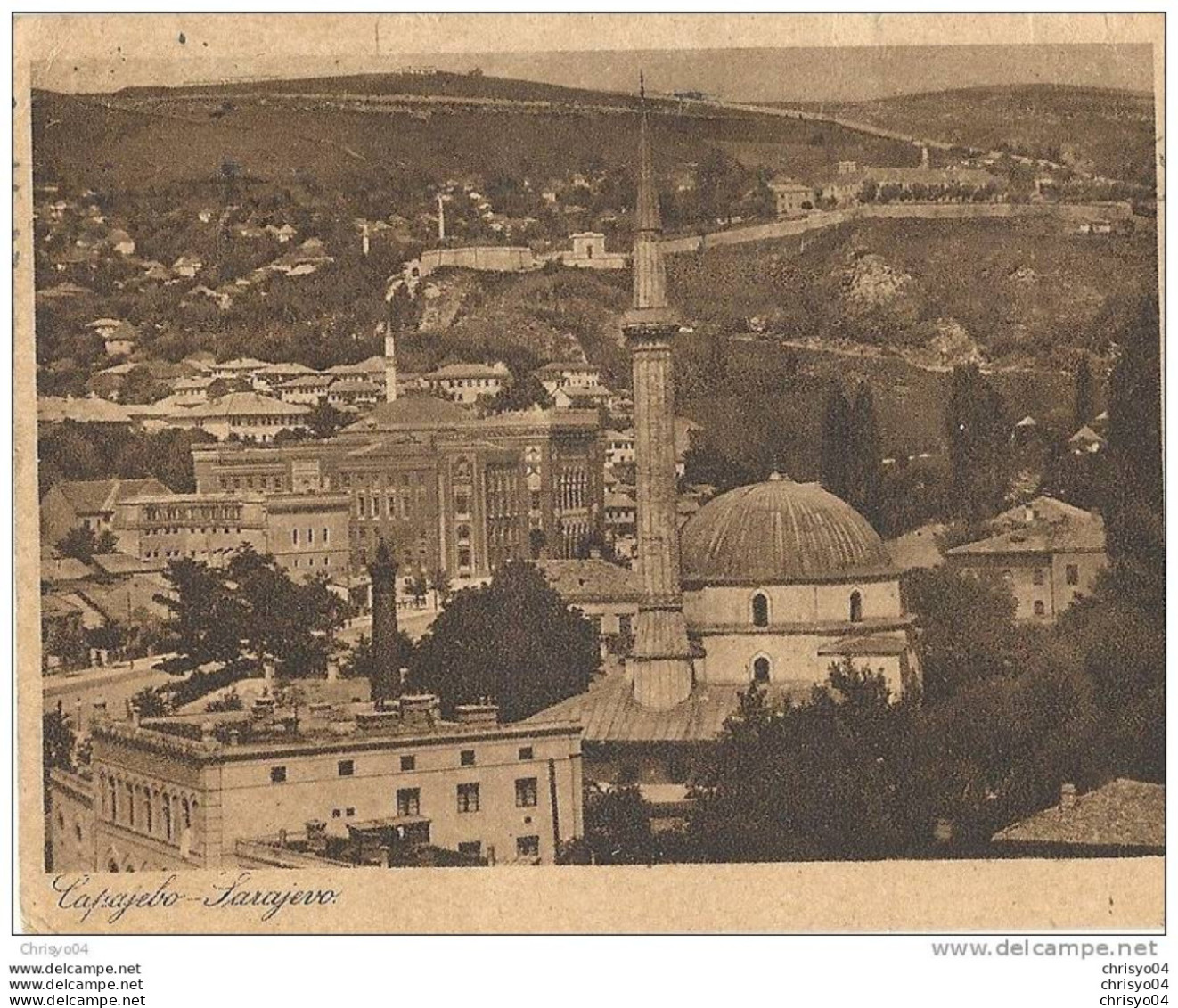 15Ve     YOUGOSLAVIE SARAJEVO (VOIR TIMBRES AU V°) - Jugoslawien