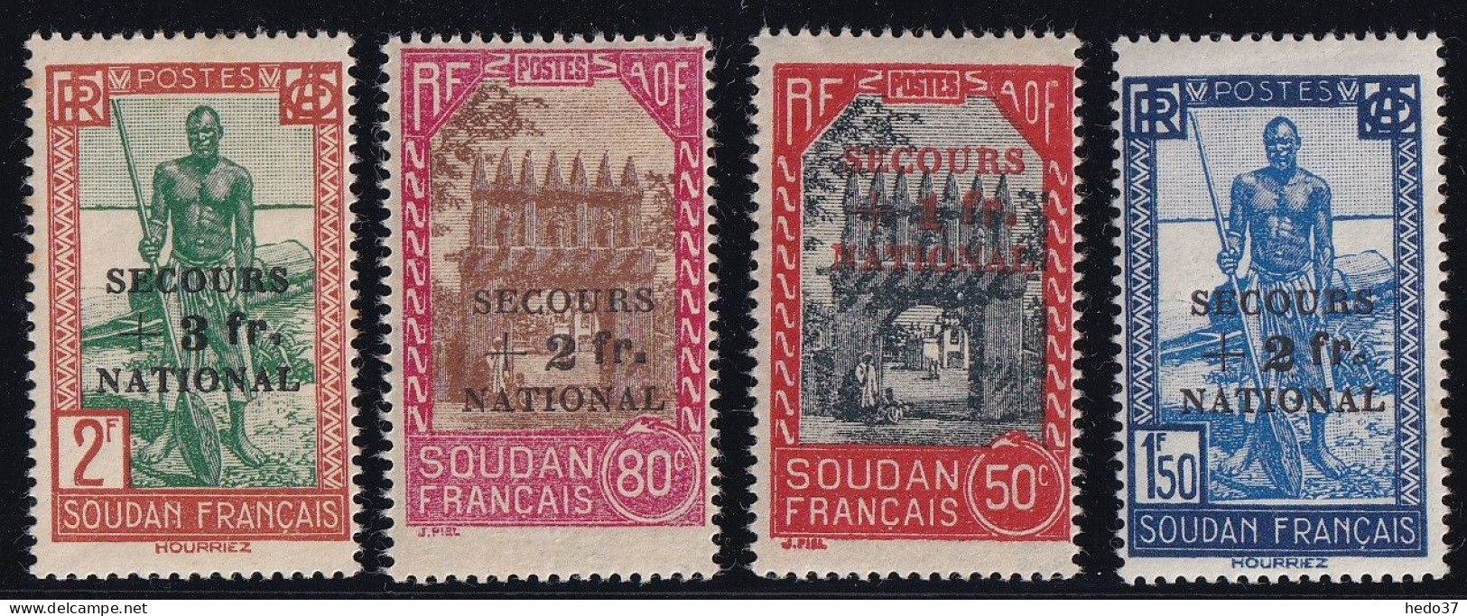 Soudan N°125/128 - Neuf * Avec Charnière - TB - Neufs