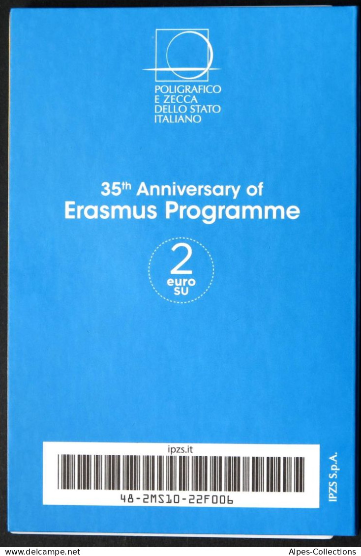 IT20022.6 - COINCARD ITALIE - 2022 - 2 Euros Comm. 35 Ans Du Programme Erasmus - Italia