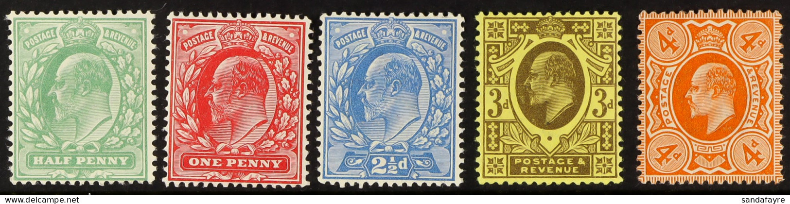1911 Harrison Perf. 15x14 Set, Never Hinged Mint. Cat. Â£250. (5 Stamps) - Ohne Zuordnung