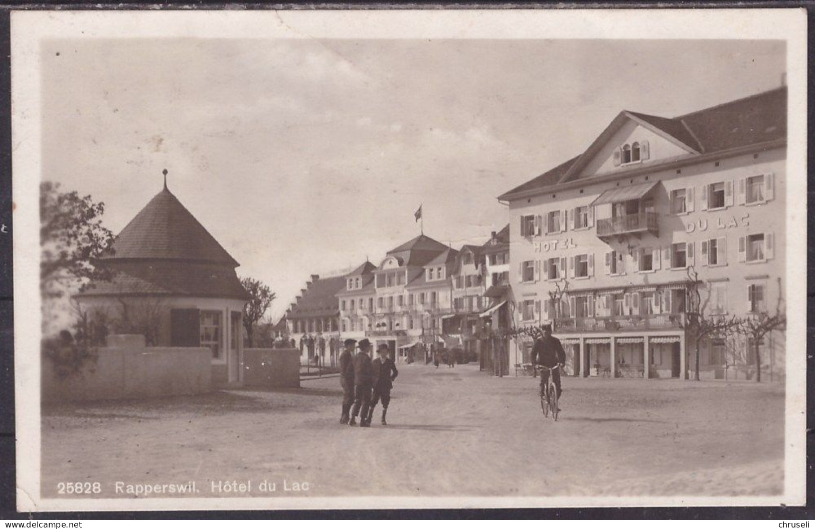 Rapperswil  Hotel Du Lac Pöstler Auf Velo - Rapperswil-Jona