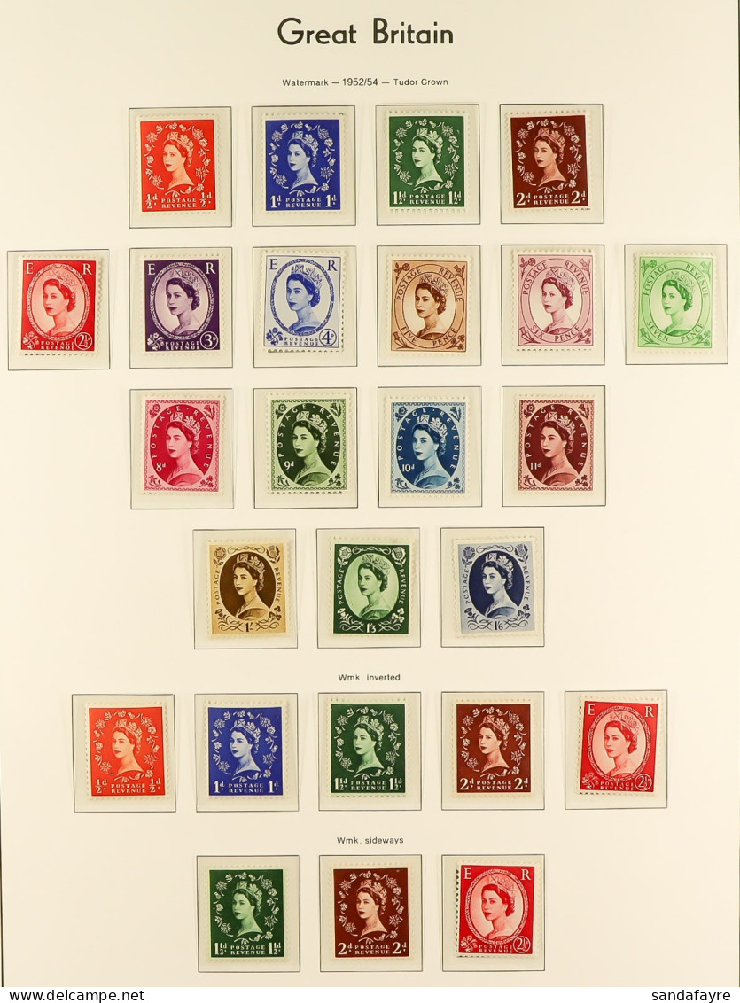 1952-1970 COMPREHENSIVE MINT MOSTLY NEVER HINGED COLLECTION On Hingeless Pages, Includes Wildings Sets Incl Watermark Si - Altri & Non Classificati