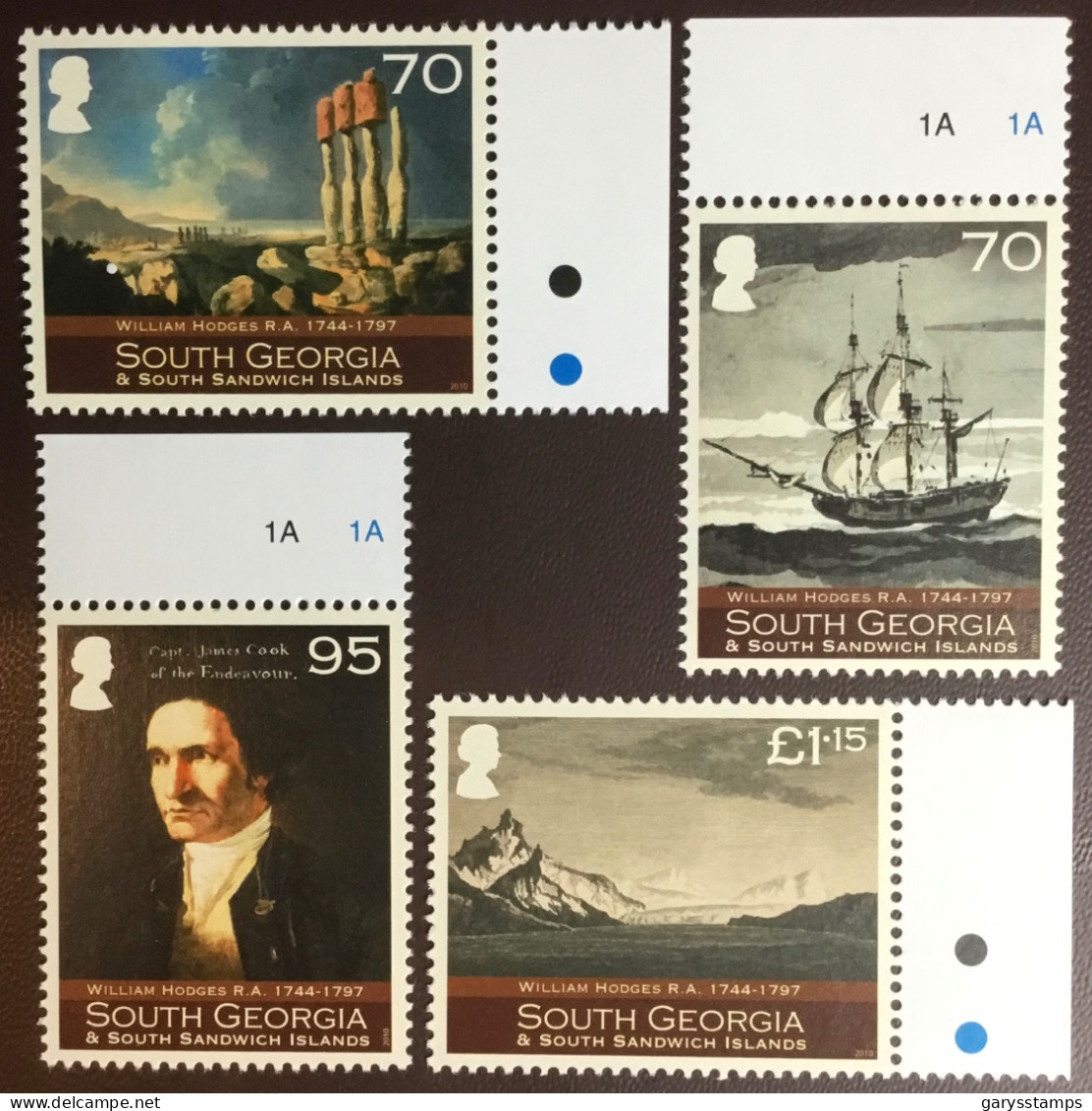 South Georgia 2010 William Hodges MNH - Georgias Del Sur (Islas)