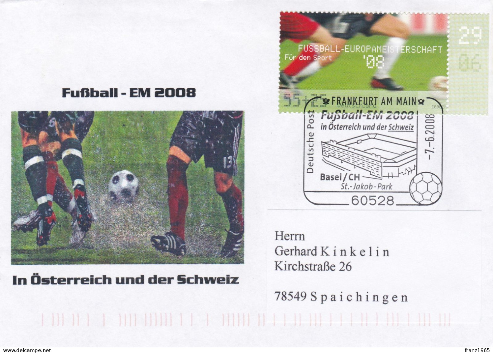 Germany - Fussball-EM In Osterreich Und Der Schweiz - 2008 - Europei Di Calcio (UEFA)