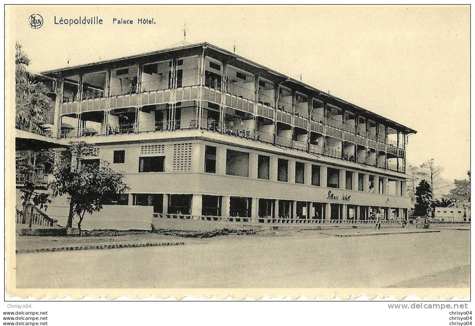 28Mq   CONGO BELGE LEOPOLDVILLE PALACE HOTEL EN TTBE - Kinshasa - Léopoldville