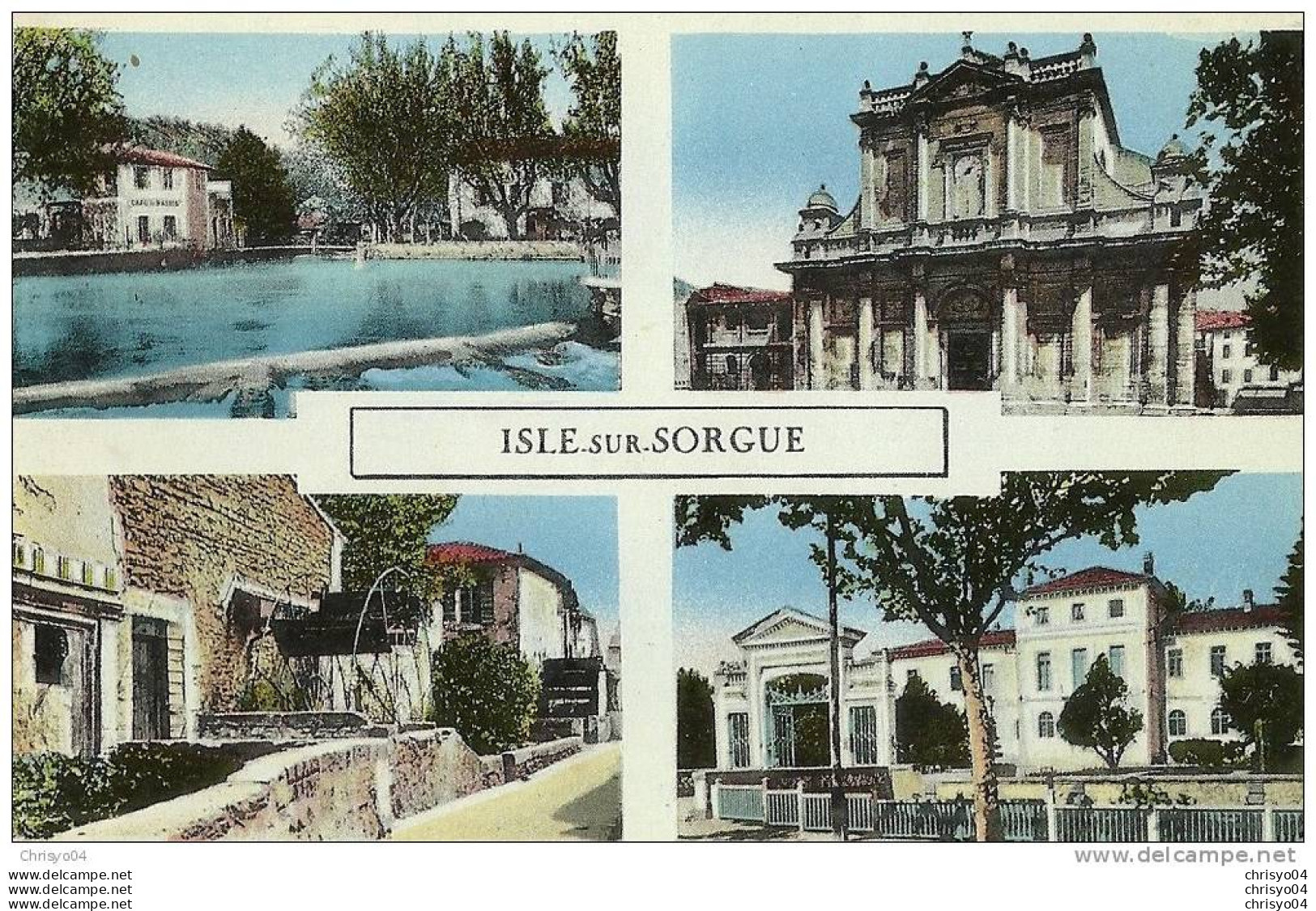 29Vo    84 ISLE SUR SORGUE MULTIVUES (FORMAT CPA) - L'Isle Sur Sorgue