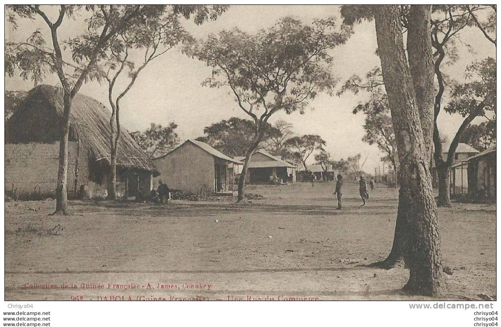 31Au*   Guinée Française Dabola Rue Du Commerce - Guinée Française