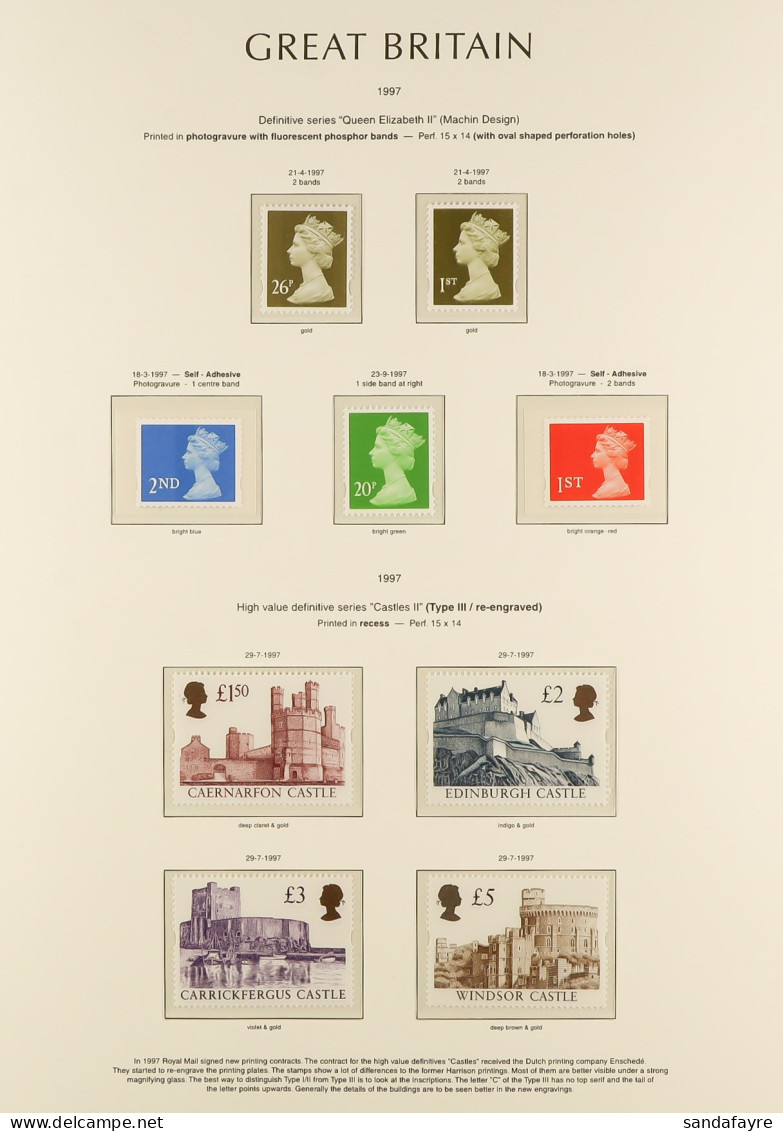 1971-2004 NEVER HINGED MINT COLLECTION In Two Hingeless Leuchtturm Albums, Virtually Complete For The Period, Includes C - Andere & Zonder Classificatie