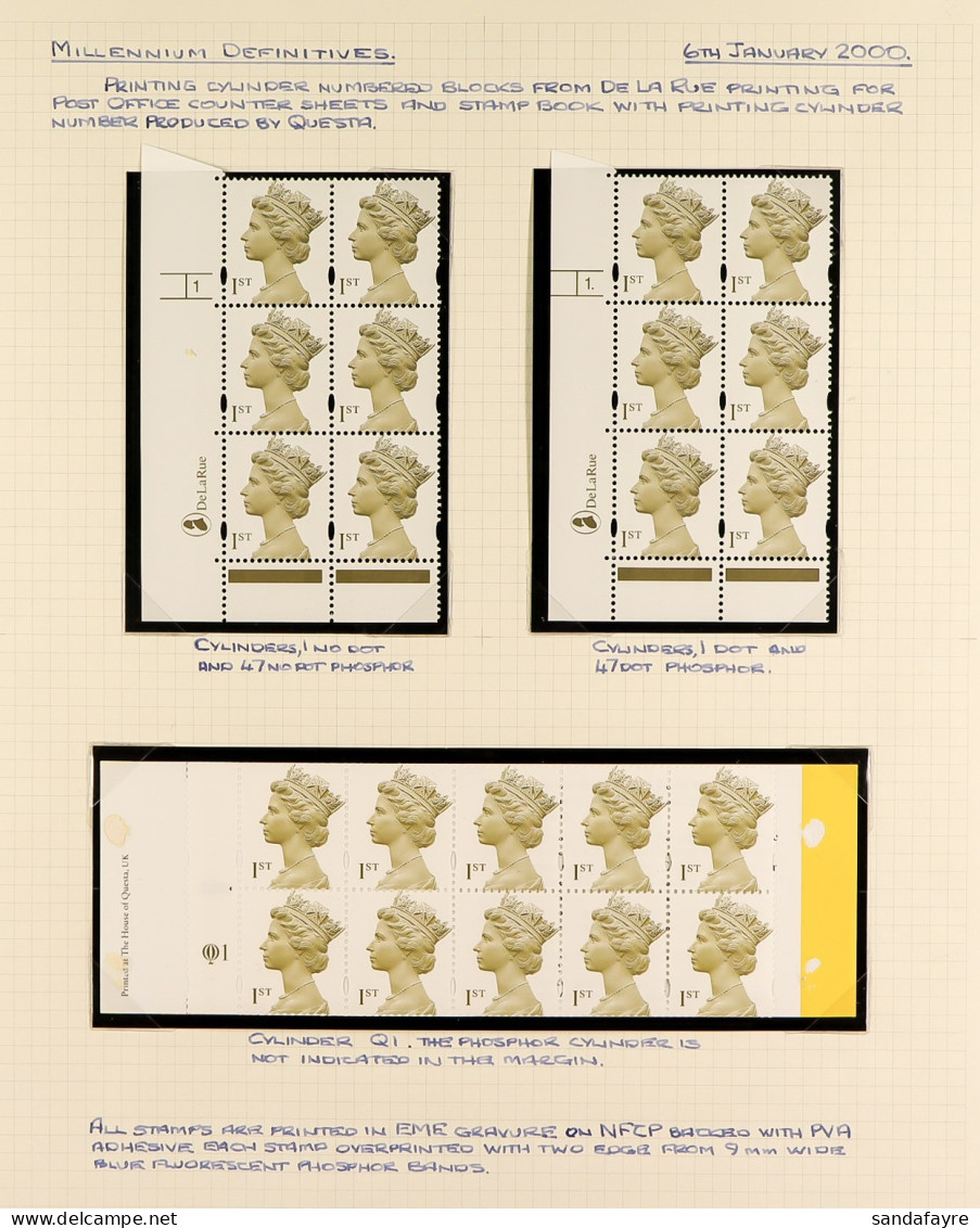 1990-2001 SPECIALIZED NEVER HINGED MINT COLLECTION, FACE VALUE Â£7,000+ Housed In Hingeless Mounts In Seven Albums, Incl - Andere & Zonder Classificatie