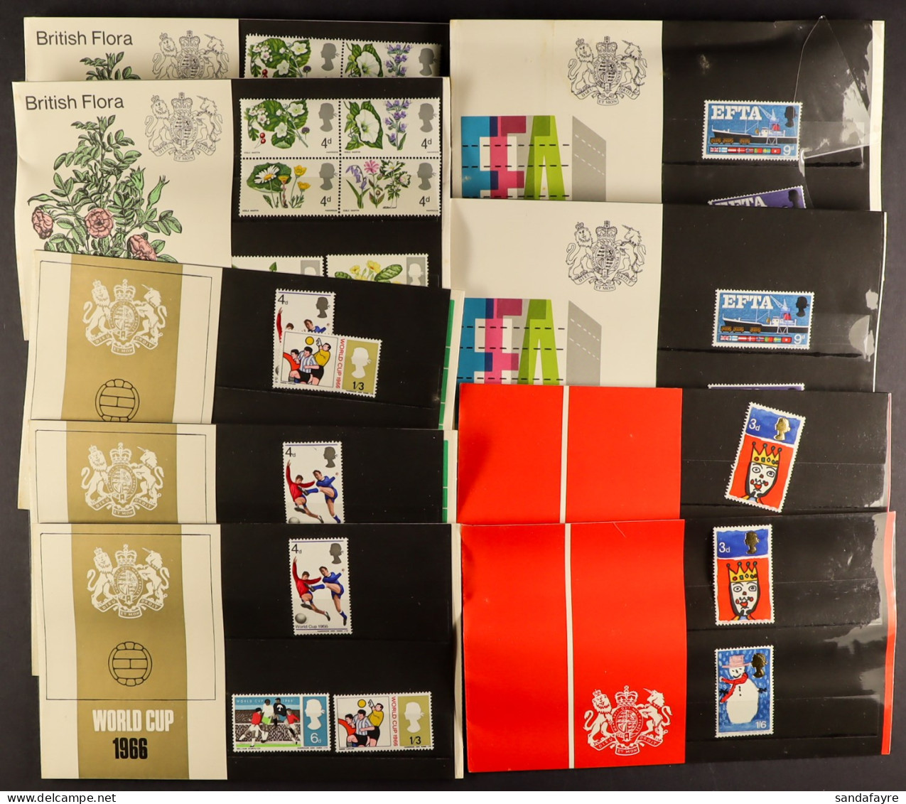 PRE-DECIMAL PRESENTATION PACKS 1960's Duplicated Stock, Retail Â£11,500+ (many 100's) - Andere & Zonder Classificatie