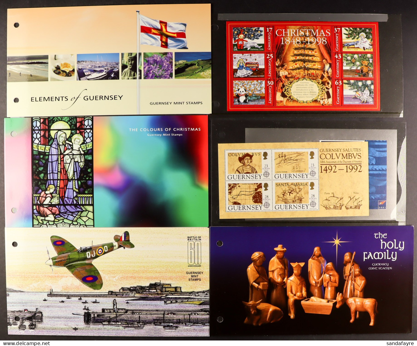 GUERNSEY FACE VALUE BOX Of Presentation Packs And Miniature Sheets. Face Value Â£349 - Sonstige & Ohne Zuordnung