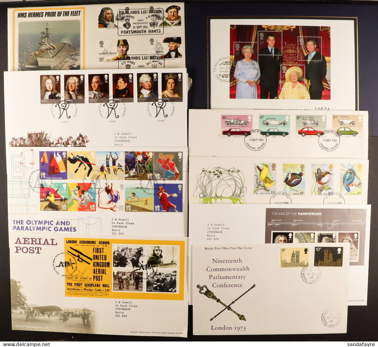 1970s To 1990s Selection In A Box. Includes Some General Covers. (Approximately 550) - FDC