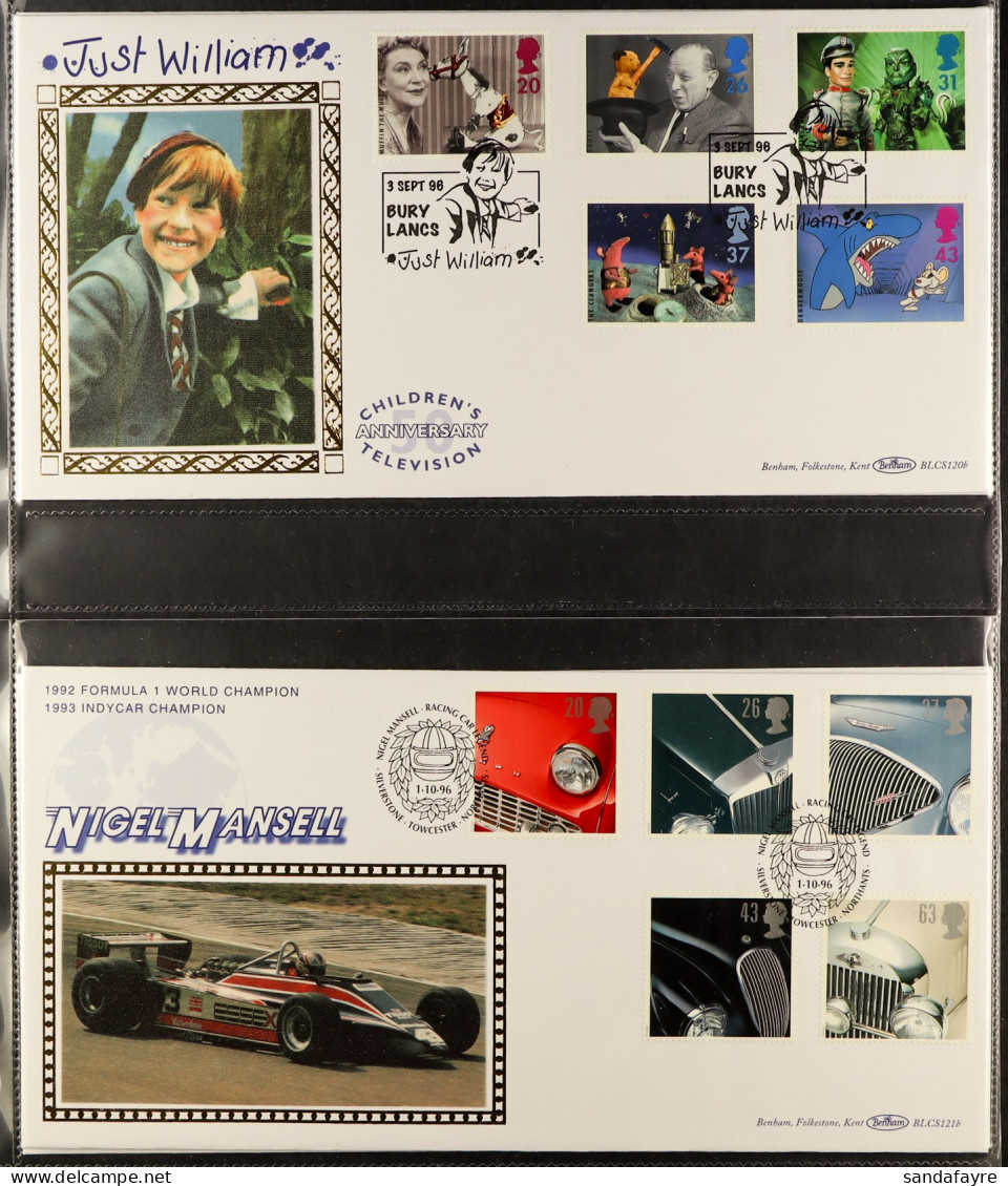 BENHAM BLCS COVERS 1985-2001 Collection In Four Albums, Includes Both BLCS1 Covers, Plus Some 1978-1984 BLS & BOCS Cover - FDC