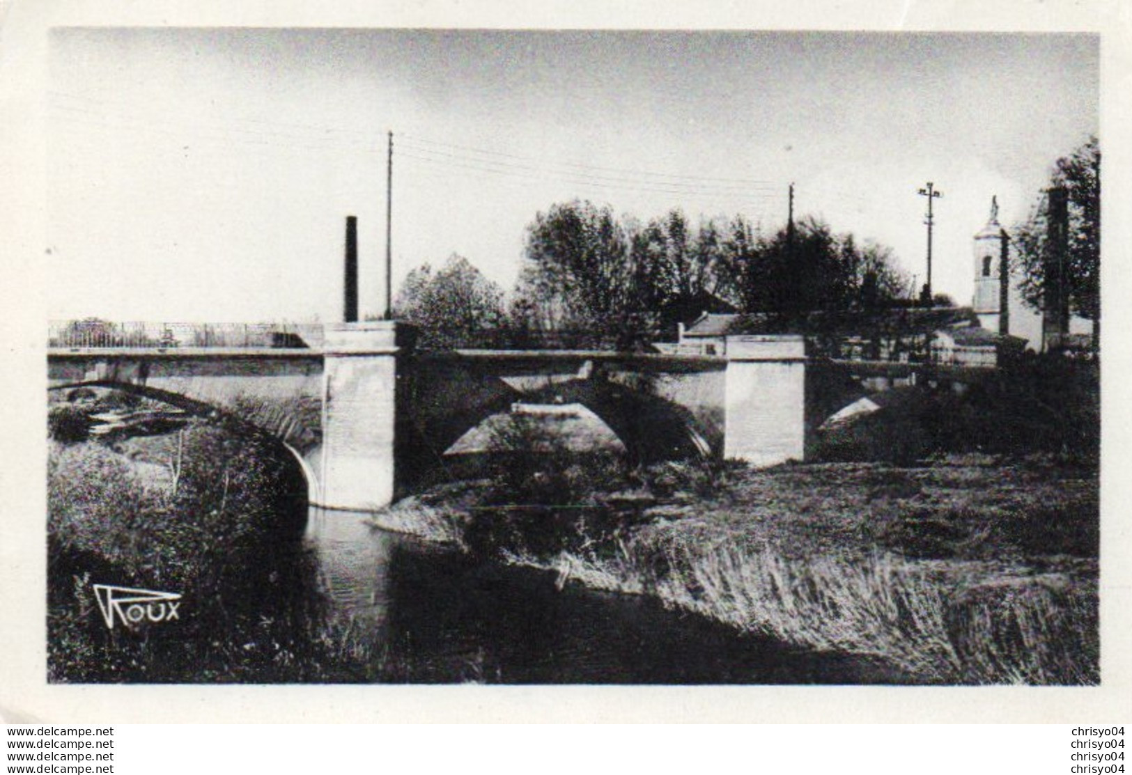 86Scl  84 Bollene Le Pont Sur Le Lez (vue Pas Courante) - Bollene