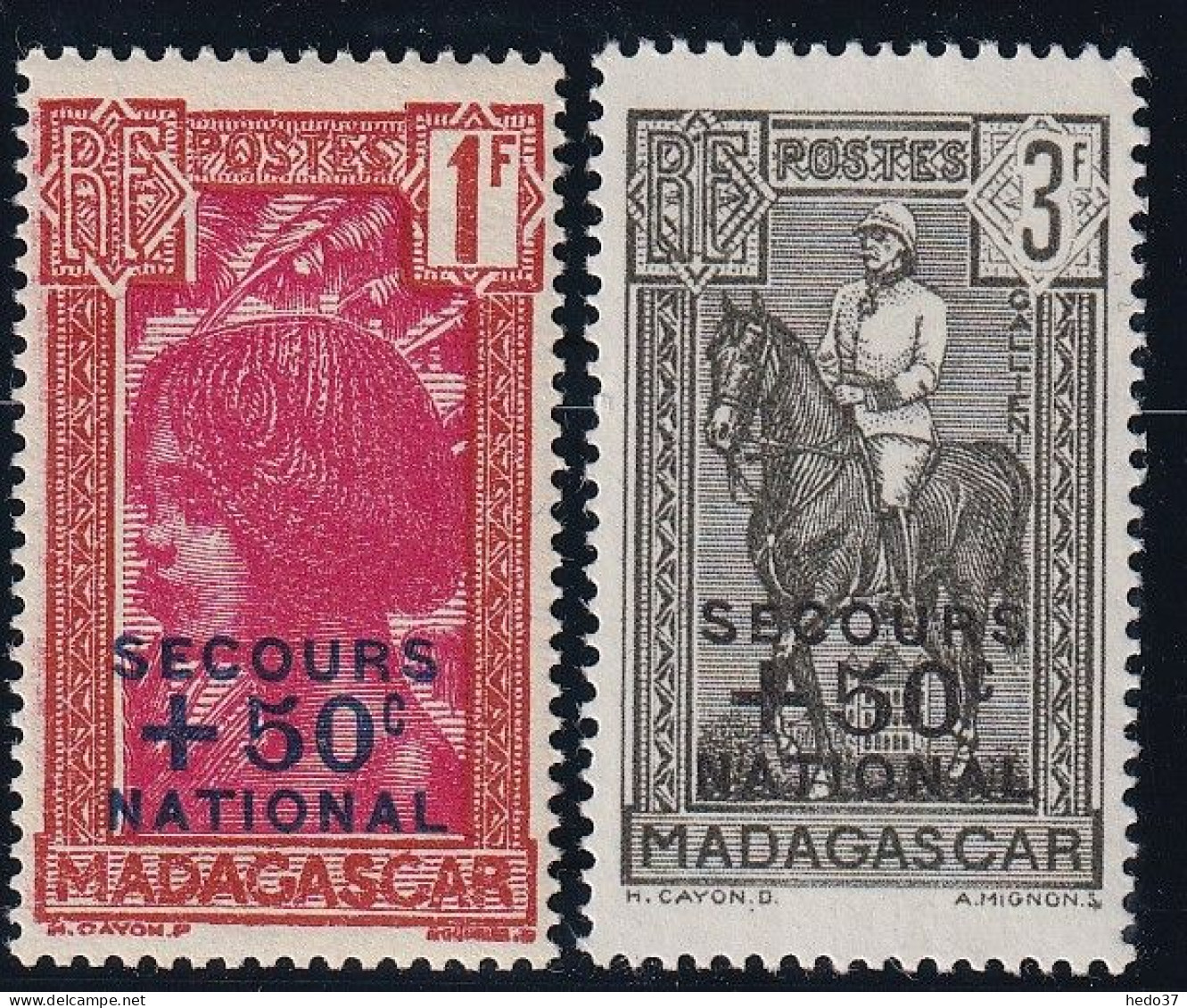 Madagascar N°232/233 - Neuf ** Sans Charnière - TB - Unused Stamps