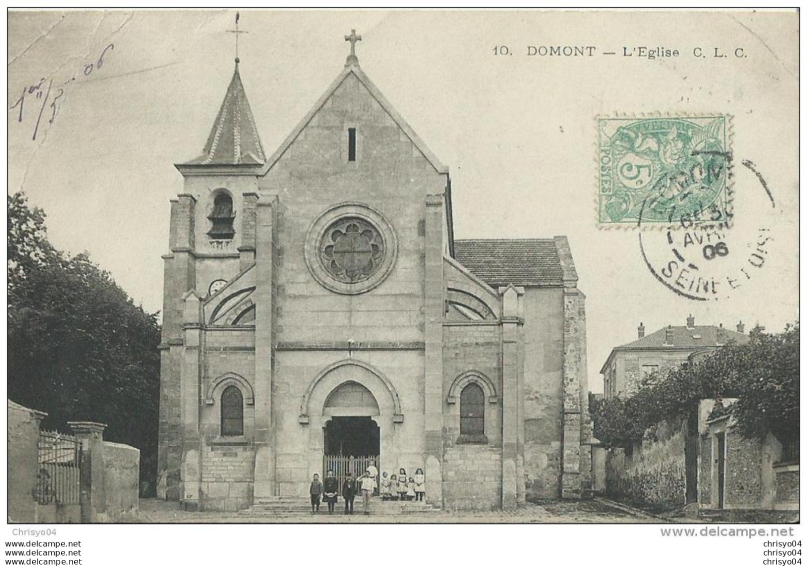 23Ro   95 Domont L'église - Domont