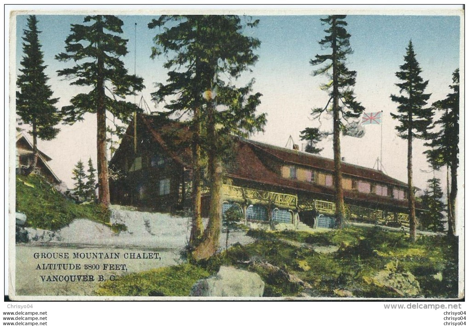 37Dd   Canada Vancouver Grouse Mountain Chalet - Vancouver