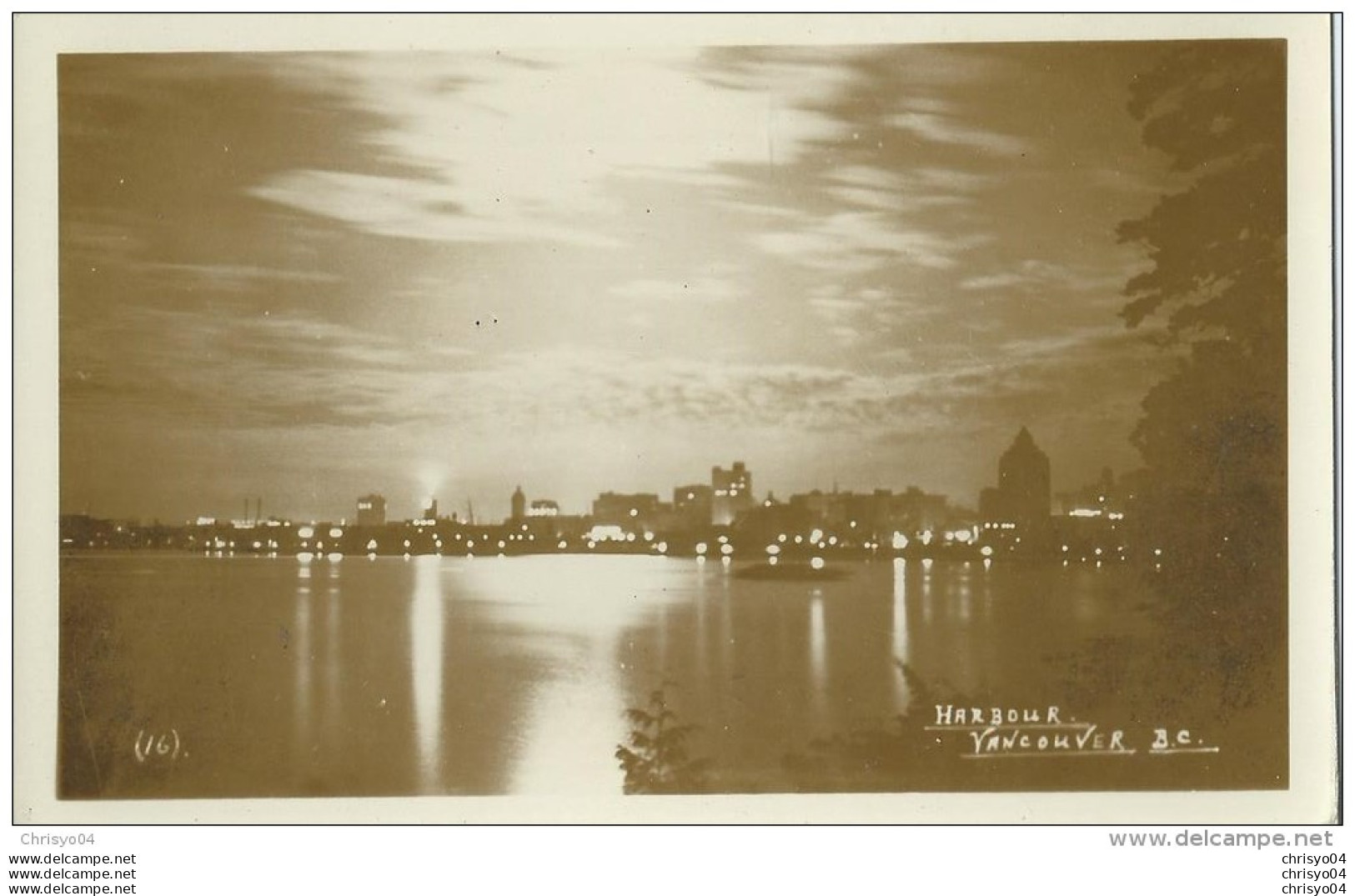 37Dd   Canada Vancouver Harbourg Carte Photo - Vancouver