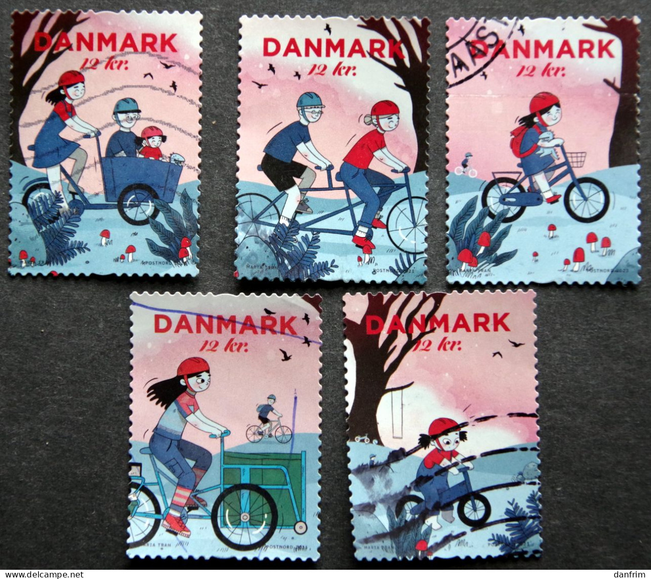 Denmark 2023  Cycling  Minr.    (lot K 107) - Gebraucht