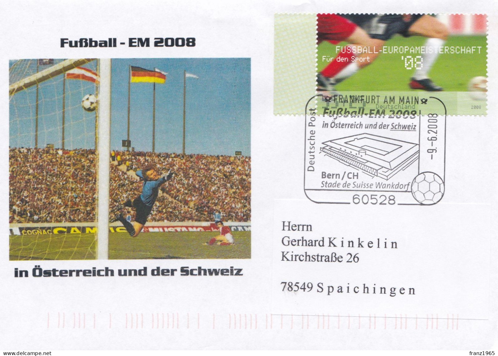 Germany - Fussball-EM In Osterreich Und Der Schweiz - Bern- 2008 - Eurocopa (UEFA)