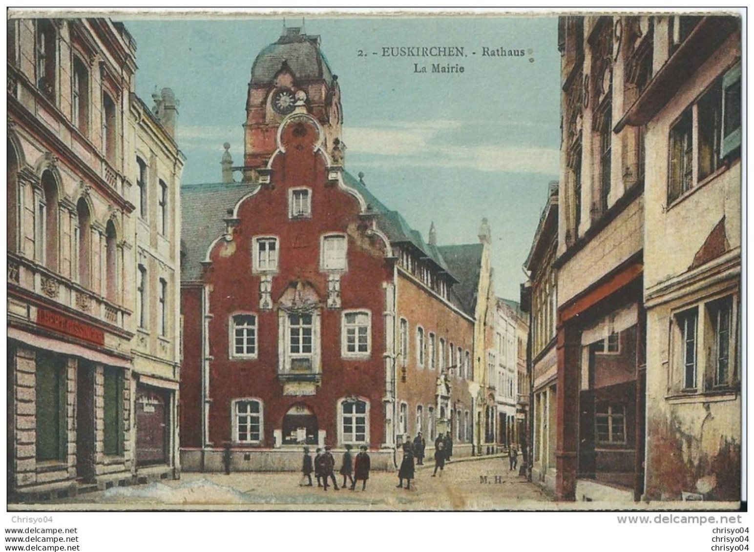 311Cht     Allemagne Euskirchen Rathaus La Mairie Colorisée - Euskirchen