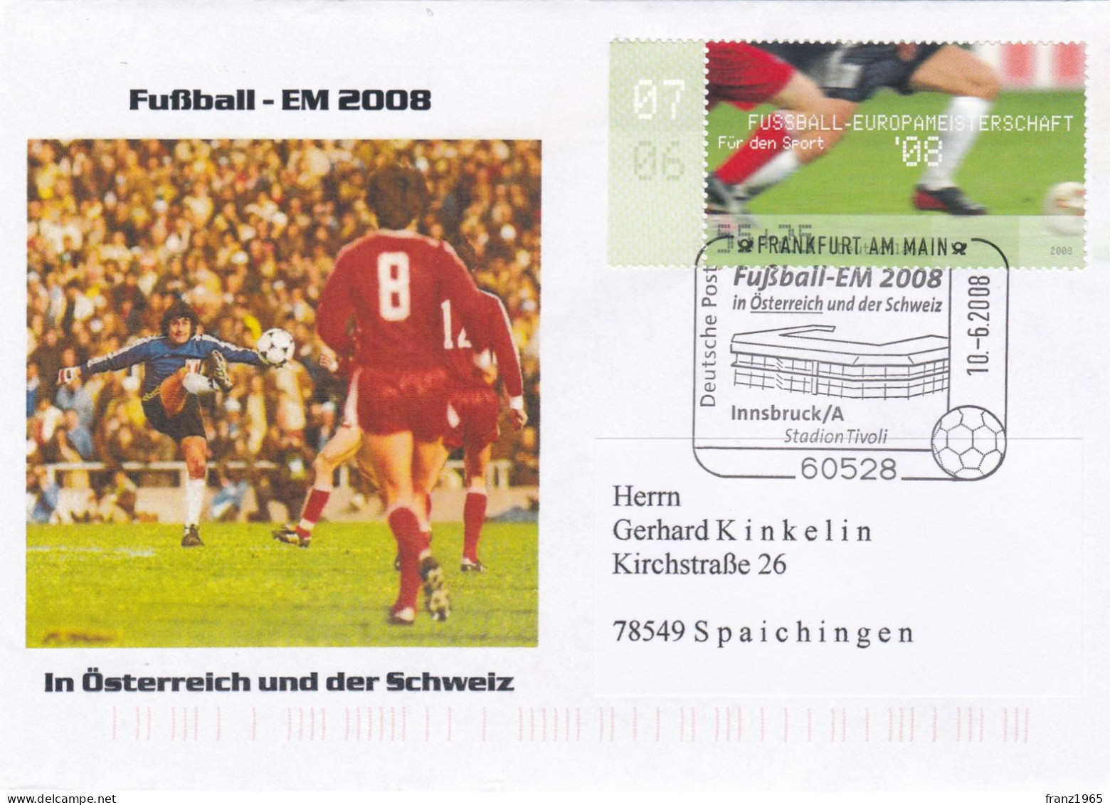 Germany - Fussball-EM In Osterreich Und Der Schweiz - Innsbruck - 2008 - Fußball-Europameisterschaft (UEFA)