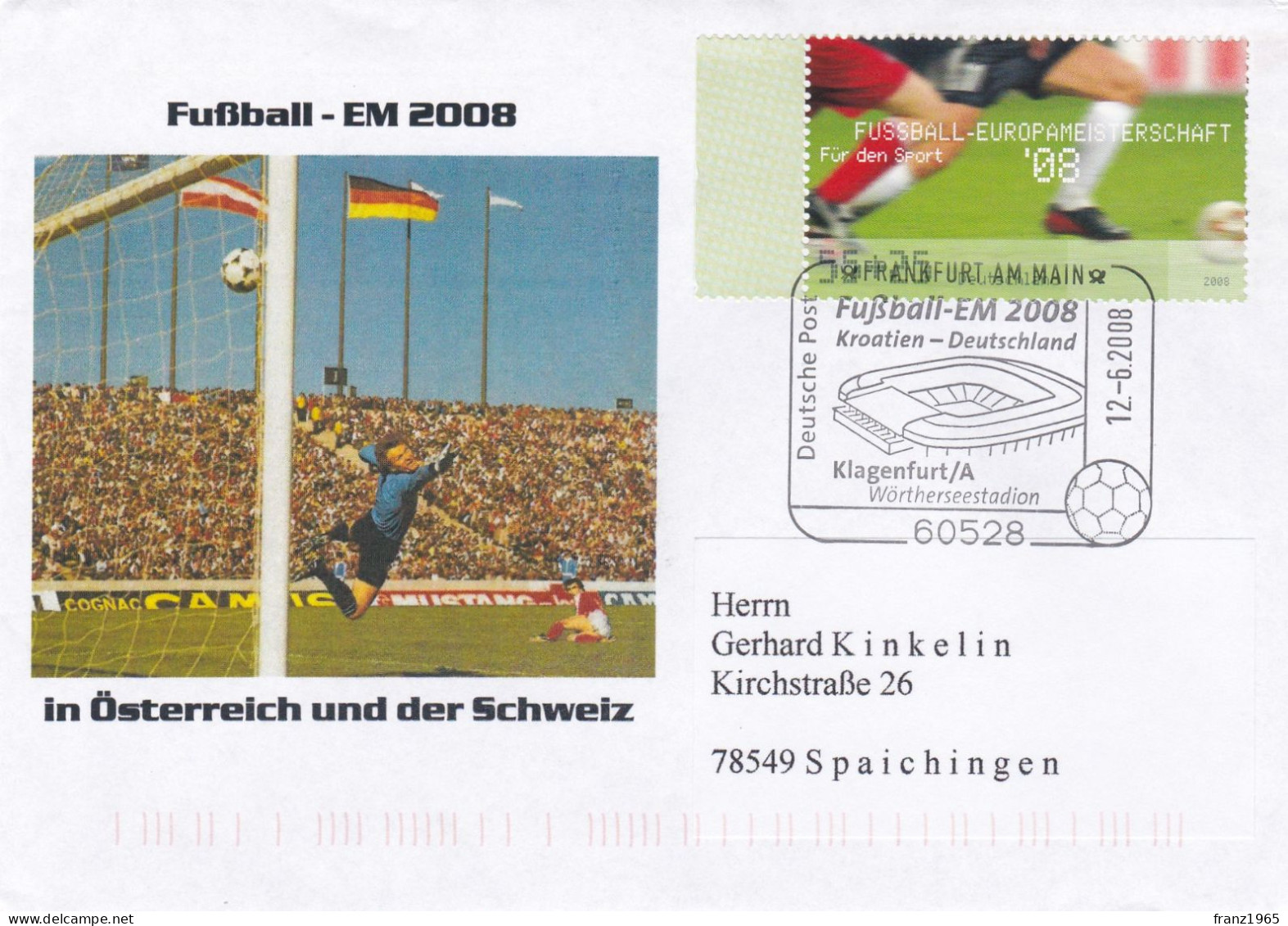 Germany - Fussball-EM In Osterreich Und Der Schweiz - Klagenfurt - 2008 - Championnat D'Europe (UEFA)