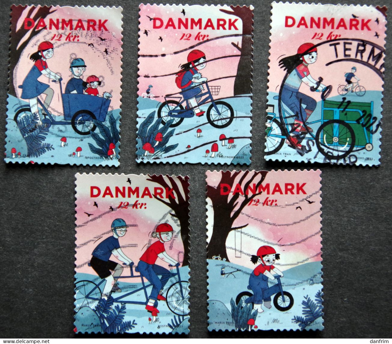 Denmark 2023  Cycling  Minr.    (lot K 116) - Usados