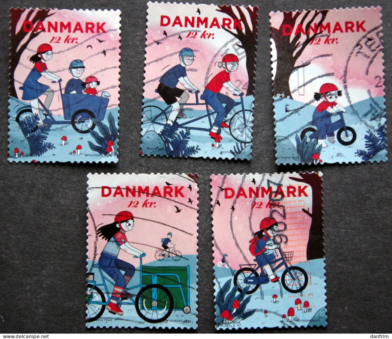 Denmark 2023  Cycling  Minr.    (lot K 122) - Gebruikt