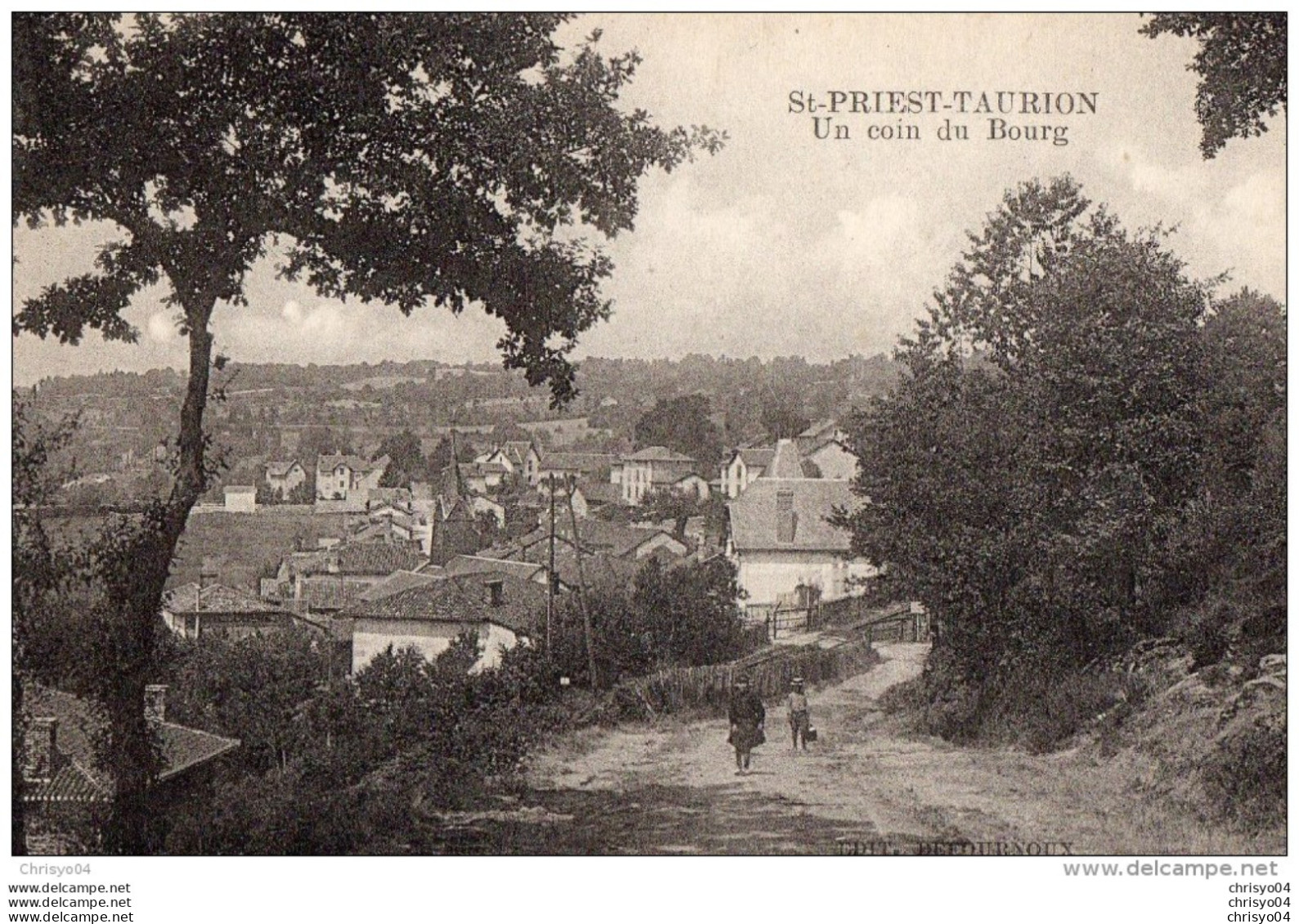 54Ace    87 Saint Priest Taurion Un Coin Du Bourg En TBE - Saint Priest Taurion