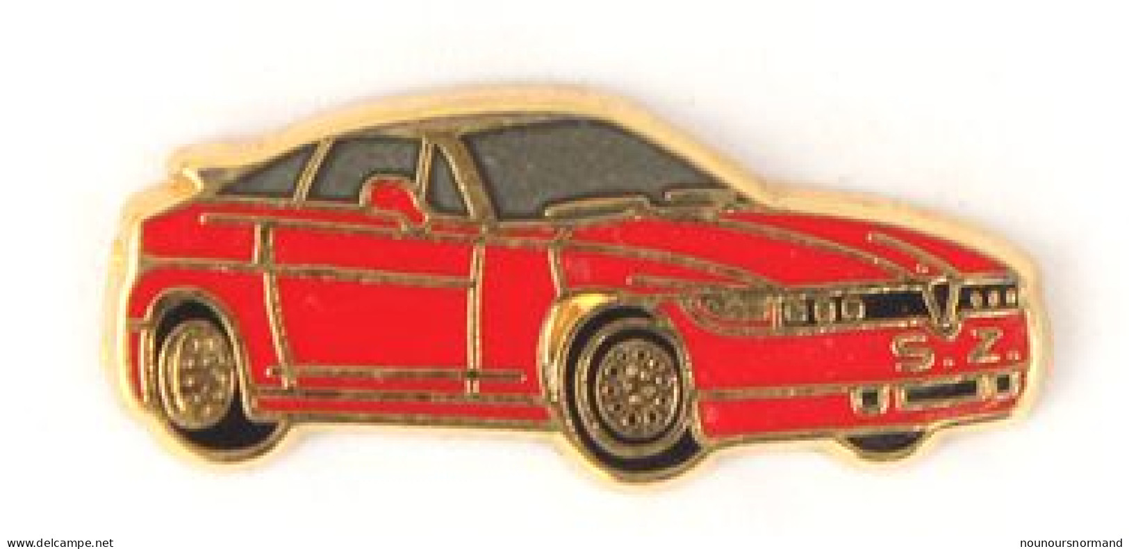 Superbe Pin's ALFA ROMEO SZ Rouge - Zamac - N083 - Alfa Romeo