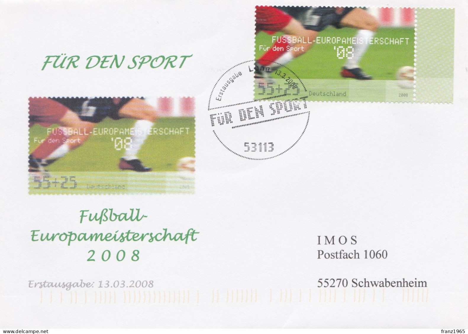 Germany - Fussball-EM In Osterreich Und Der Schweiz - 2008 - Fußball-Europameisterschaft (UEFA)