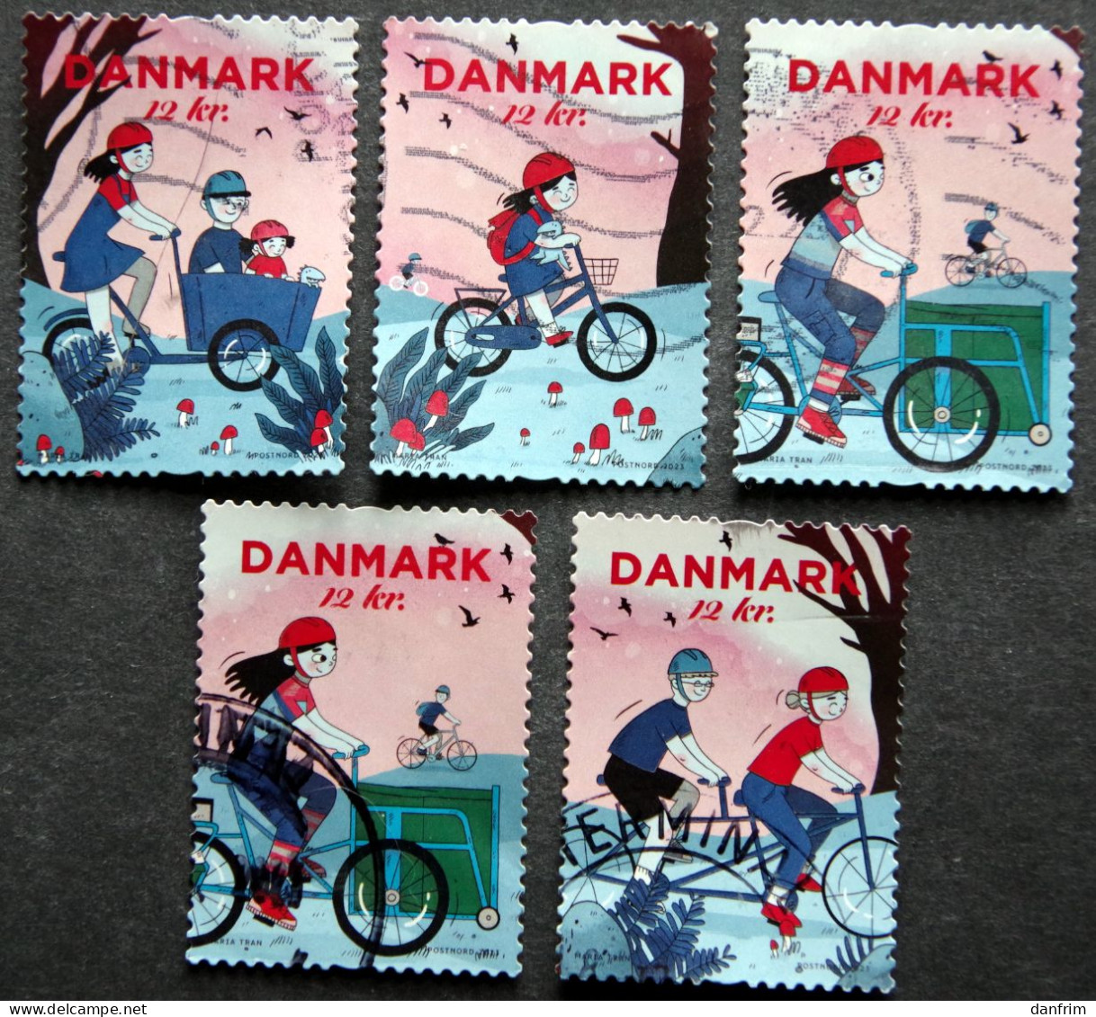 Denmark 2023  Cycling  Minr.    (lot K 131) - Gebraucht