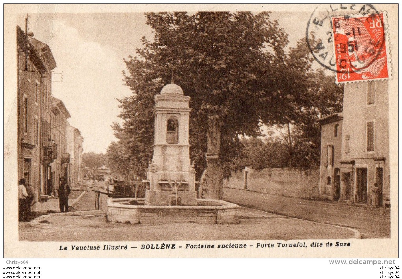 511Cc  84 Bollene Fontaine Porte Tornefoi Dite De Suze - Bollene