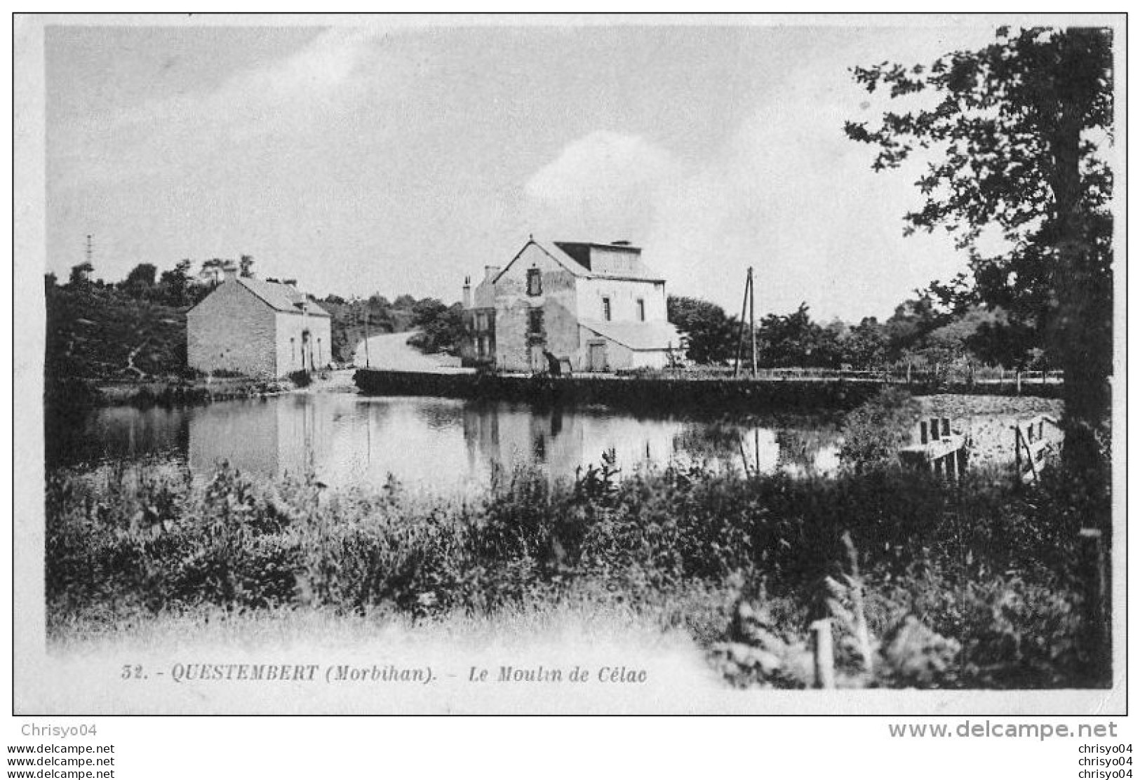 47Ve  56 Questembert Le Moulin De Célac - Questembert