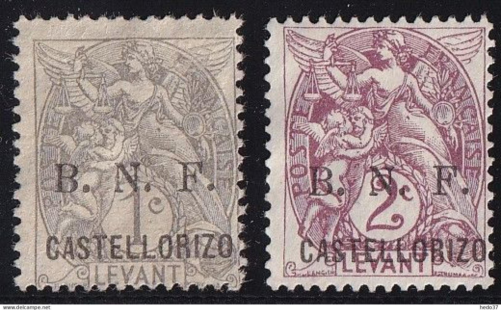 Castellorizo N°1/2 - Neuf Sans Gomme - TB - Unused Stamps