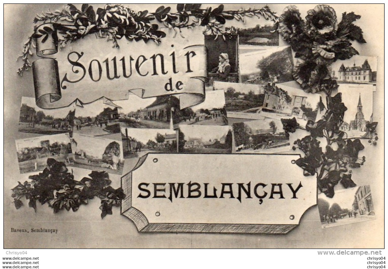 64Vx  37 Semblançay Un Souvenir Multivues - Semblançay