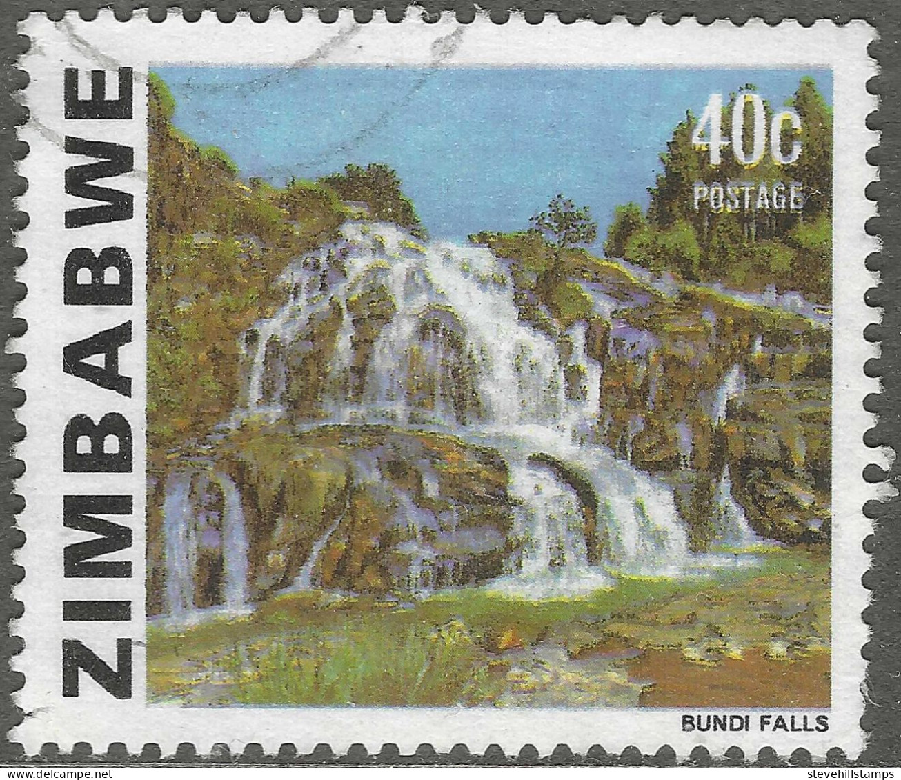 Zimbabwe. 1980 Definitives. 40c Used. SG 588a - Zimbabwe (1980-...)