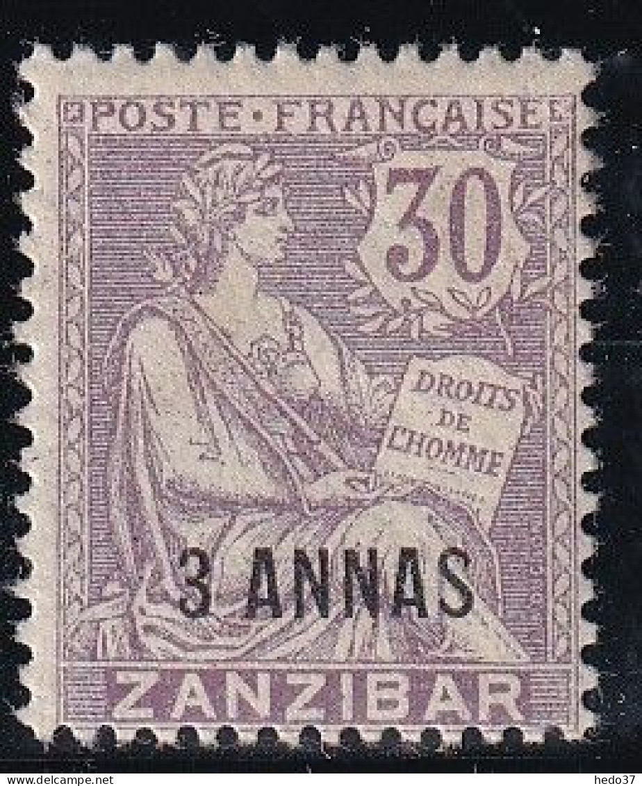 Zanzibar N°52 - Neuf * Avec Charnière - TB - Ongebruikt